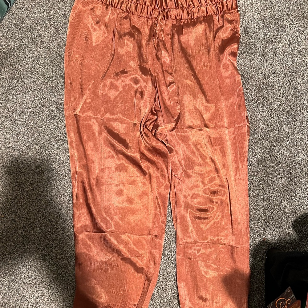 NWT Eloquii satiny ankle pants